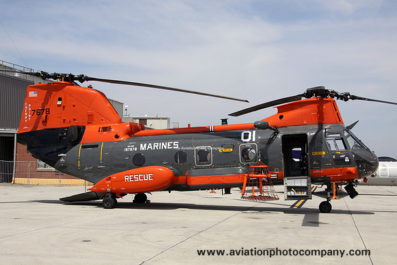 US Marines Rescue Vertol HH-46E Sea Knight 157678/01 at MCAS Cherry Point (2012)