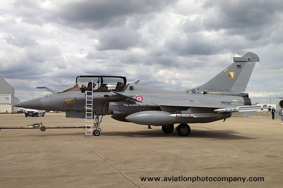 French Air Force EC2/4 Dassault Rafale B 351 at the Istres Air Show (2016)