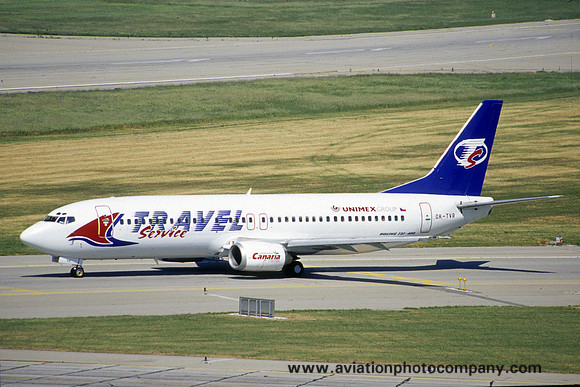 Travel Service Airlines Boeing 737-4Y0 OK-TVR (2002)