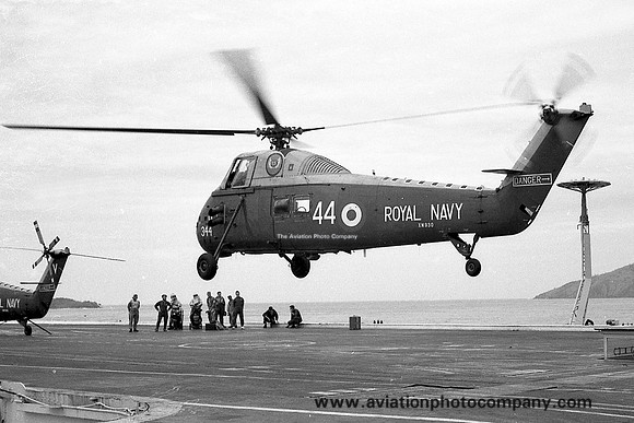 Royal Navy 814 Squadron Westland Wessex HAS.1 XM930 on HMS Victorious (1964)