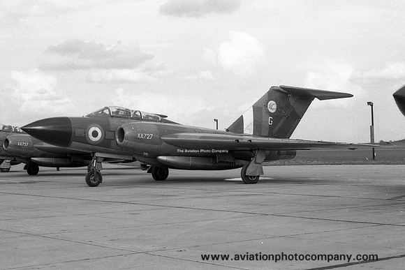 RAF 72 Squadron Gloster Javelin FAW.4 XA727/G (1960)