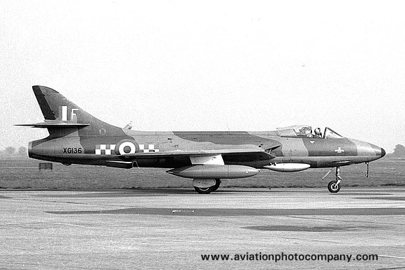 RAF 19 Squadron Hawker Hunter F.6 XG136/F (1958)