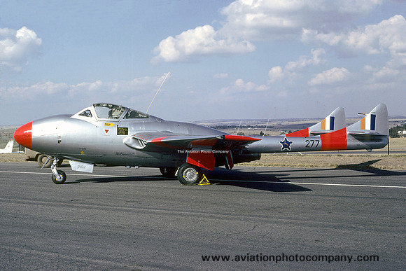 South African Air Force Waterkloof Station Flight De Havilland Vampire FB.25 277 (1979)