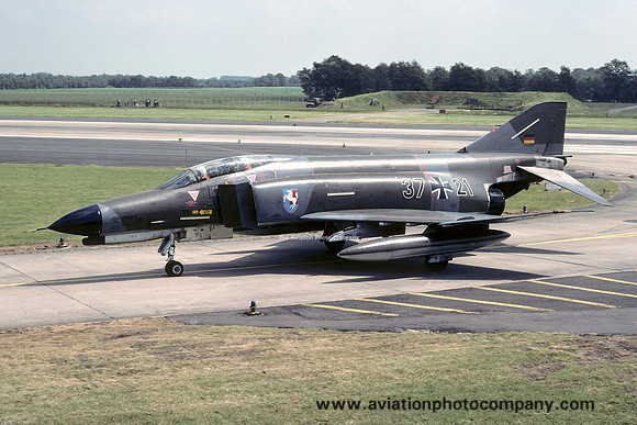 German Air Force JBG36 McDonnell F-4F Phantom 37+21 (1977)