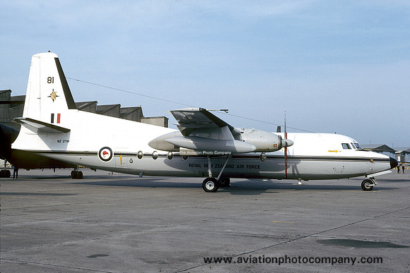 RNZAF Fokker F-27-100 Friendship NZ2781 (1980)