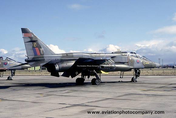 RAF 16 Squadron Sepecat Jaguar T.2 XX139/T at RAF Lossiemouth (1994)
