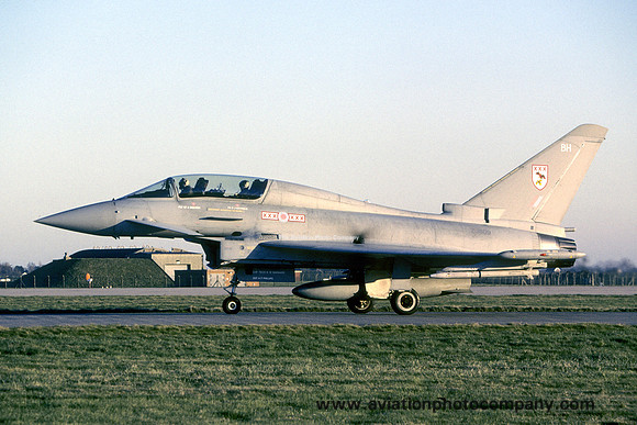 RAF 29 Squadron BAE Typhoon T.1 ZJ809/BH (2007)