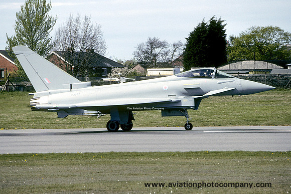 RAF BAE Typhoon F.2 ZJ937 at Warton (2007)