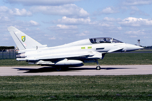 RAF 3 Squadron BAE Typhoon T.1 ZJ814/QO-Z (2007)