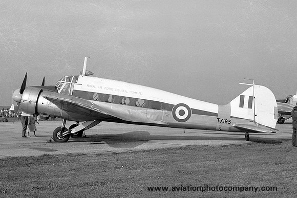 RAF Coastal Command Avro Anson C.19 TX195 (1963)