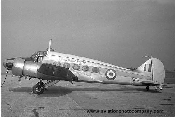 RAF Headquarters No 1 Group Avro Anson C.19 TX186 (1963)