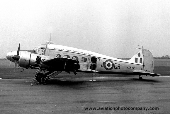RAF Transport Command Avro Anson C.19 VS572 (1959)