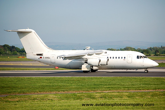 WDL Aviation BAe 146-200 D-AMGL at Manchester (2007)