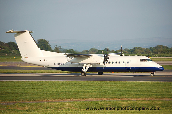 Ex British Airways Connect DHC-8-311 G-BRYU at Manchester (2007)
