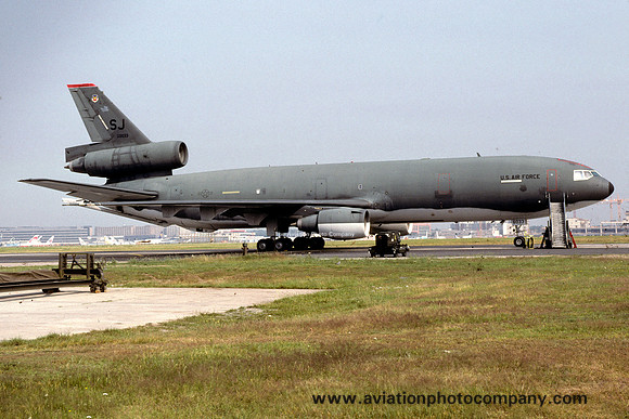 USAF 4 WG McDonnell Douglas KC-10A Extender 86-0033/SJ at Rhein Main AB (1991)