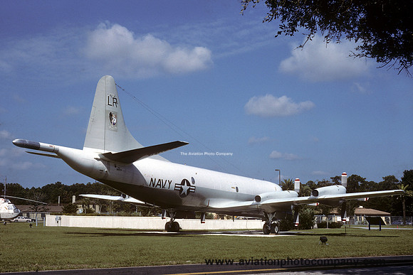US Navy Lockheed P-3A Orion 151374 displayed at NAS Jacksonville (1990)