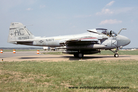US Navy VA-75 Grumman A-6E Intruder 157003/AC-512 (1991)