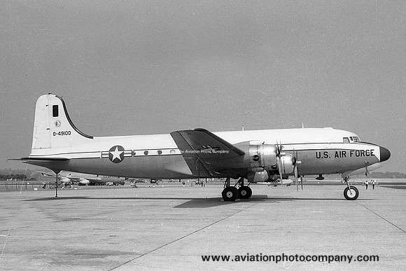USAF 3rd Air Force Headquarters Douglas C-54E Skymaster 44-9100