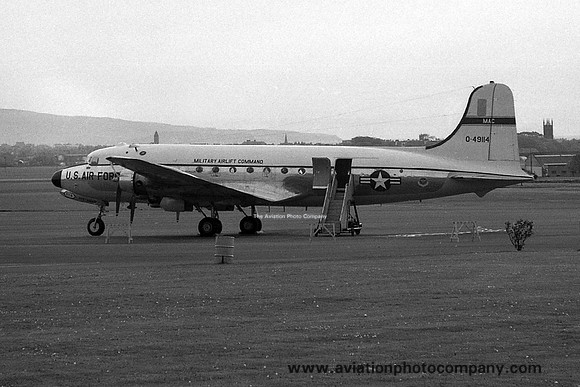USAF 375 AMAW Douglas C-54E Skymaster 44-9114 (1966)