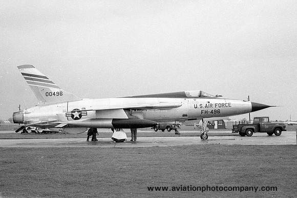 USAF 36 TFW 53 TFS Republic F-105D Thunderchief 60-0496 (1962)