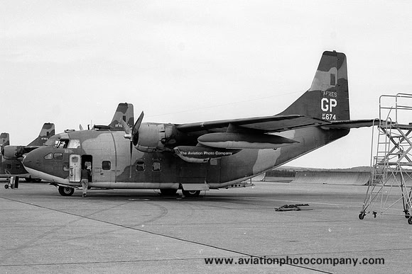 USAF AFRes 758 TAS Fairchild C-123K Provider 55-4674/GP (1974)