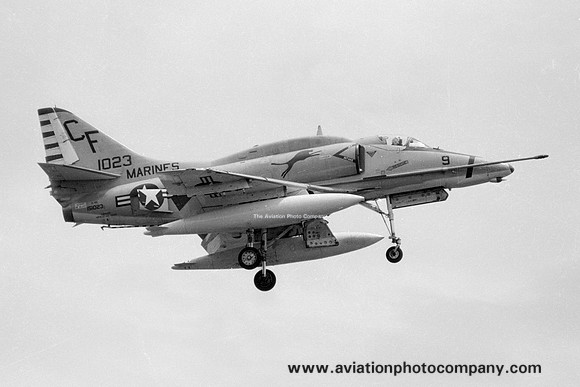 US Marines VMA-211 Douglas A-4E Skyhawk 151023/CF-9 (1974)