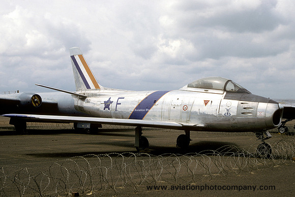 South African Air Force Canadair CL-13 Sabre Mk 6 361 displayed at Swartkop (1993)