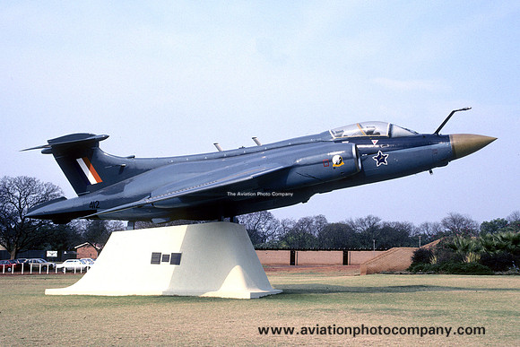 South African Air Force Blackburn Buccaneer S.50 412 displayed at Waterkloof (1993)