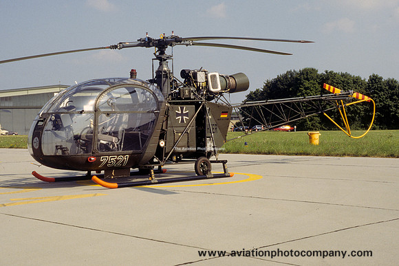 German Army HFS201 Sud Alouette II 75+21 (1994)