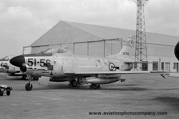 Italian Air Force 51 Stormo North American F-86K 38308/51-56 at RAF Luqa (1970)