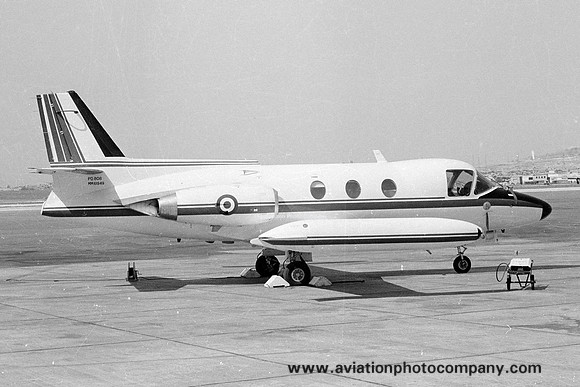 Italian Air Force Piaggio PD-808M MM61949 at RAF Luqa (1970)