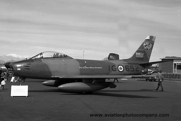 Canadian Air Force 439 Squadron Canadair CL-13B Sabre Mk 6 23652 (1962)