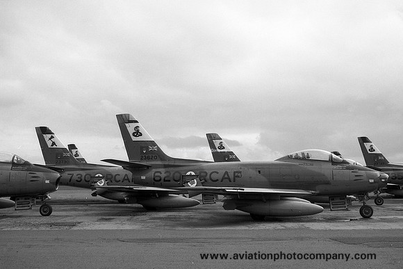Canadian Air Force 444 Squadron Canadair CL-13B Sabre Mk 6 23620 (1963)