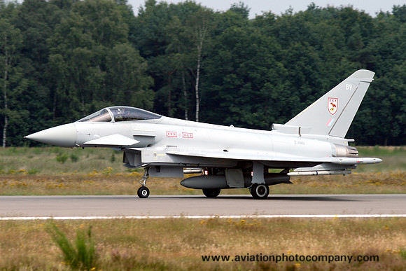 RAF 29 Squadron BAE Typhoon F.2 ZJ910/BV (2007)