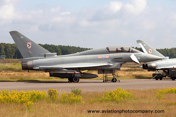 RAF 29 Squadron BAE Typhoon T.1 ZJ803/BA (2007)