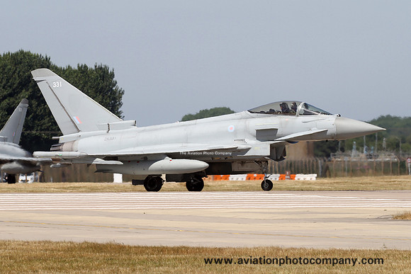 RAF BAE Typhoon FGR.4 ZK331 at RAF Coningsby (2018)