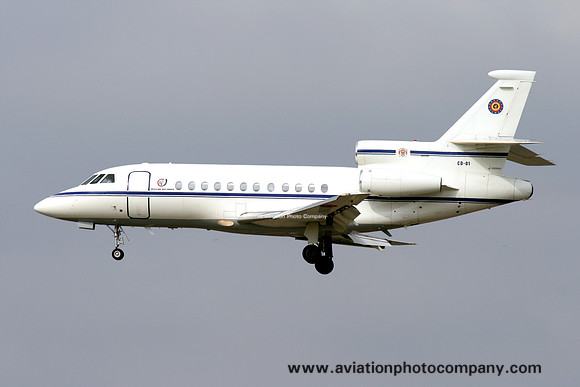 Belgian Air Force 15 Wing Dassault Falcon 900 CD-01 (2007)
