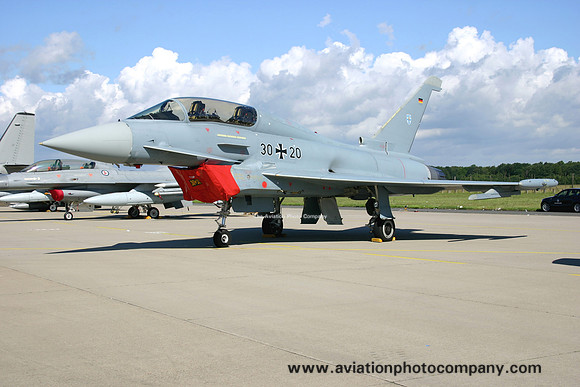 German Air Force JG73 Eurofighter EF-2000(T) 30+20 (2007)
