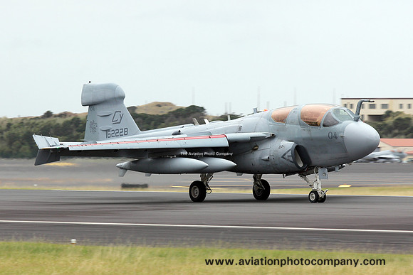 US Marines VMAQ-2 Grumman EA-6B Prowler 162228/CY-04 at Lajes AB (2018)