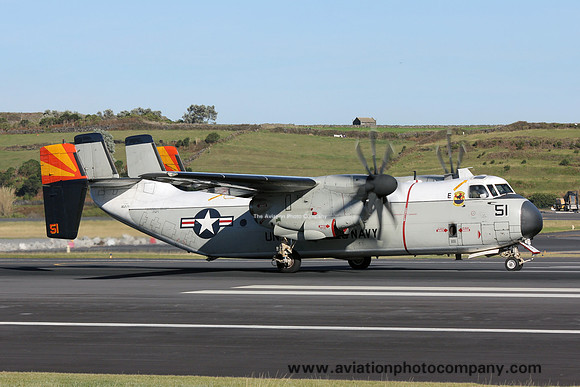 US Navy VRC-40 Grumman C-2A Greyhound 162171/51 at Lajes AB (2018)