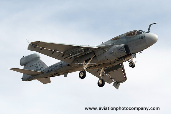 US Marines VMAQ-2 Grumman EA-6B Prowler 163047/CY-79 at MCAS Yuma (2017)