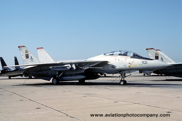 US Navy VF-11 Grumman F-14A Tomcat 161873/AE-101 (1987)