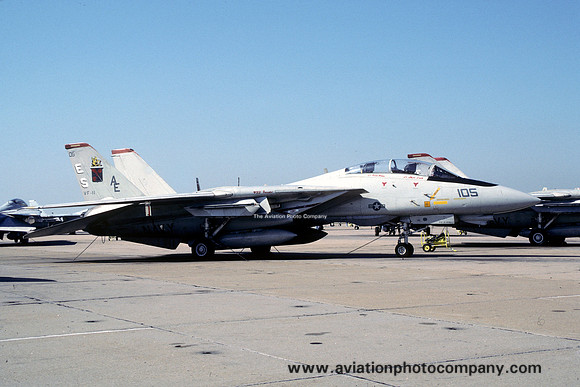 US Navy VF-11 Grumman F-14A Tomcat 161859/AE-105 (1987)