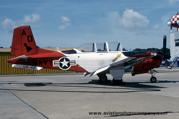 US Navy VA-42 Beech T-34C Mentor 162267/AD-561 (1991)