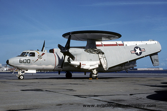 US Navy VAW-124 Grumman E-2C Hawkeye 161780/600 (1991)