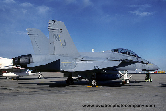 US Navy VFA-125 McDonnell Douglas F/A-18D Hornet 164011/NJ-521 (1990)
