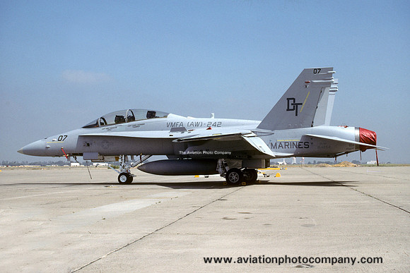 US Marines VMFA(AW)-242 McDonnell Douglas F/A-18D Hornet 164254/DT-07 (1991)