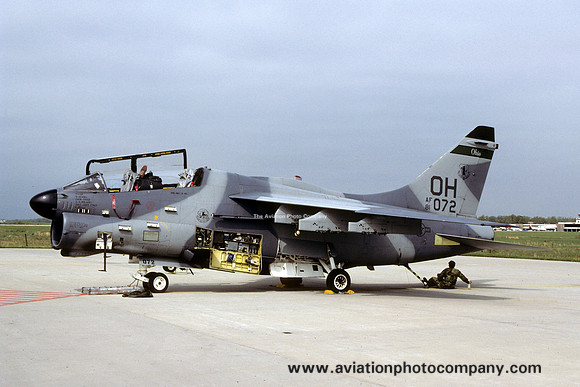 USAF Ohio ANG 112 TFS LTV A-7K Corsair 81-0072/OH (1991)