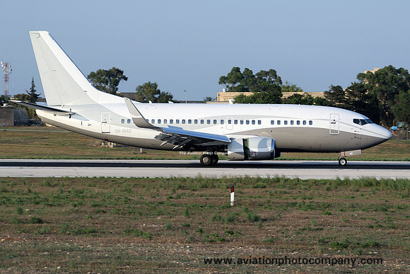 Maleth Aero Boeing 737-548 9H-MAC at Malta Luqa IAP (2018)