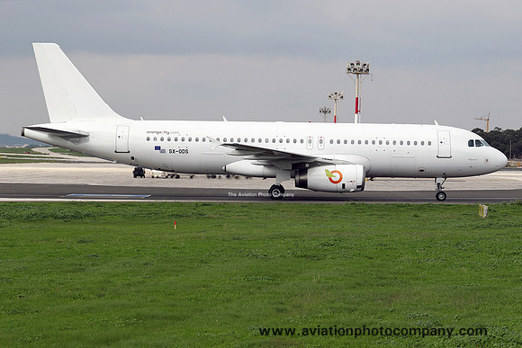 orange2fly Airlines Airbus A320-232 SX-ODS at Malta Luqa IAP (2018)
